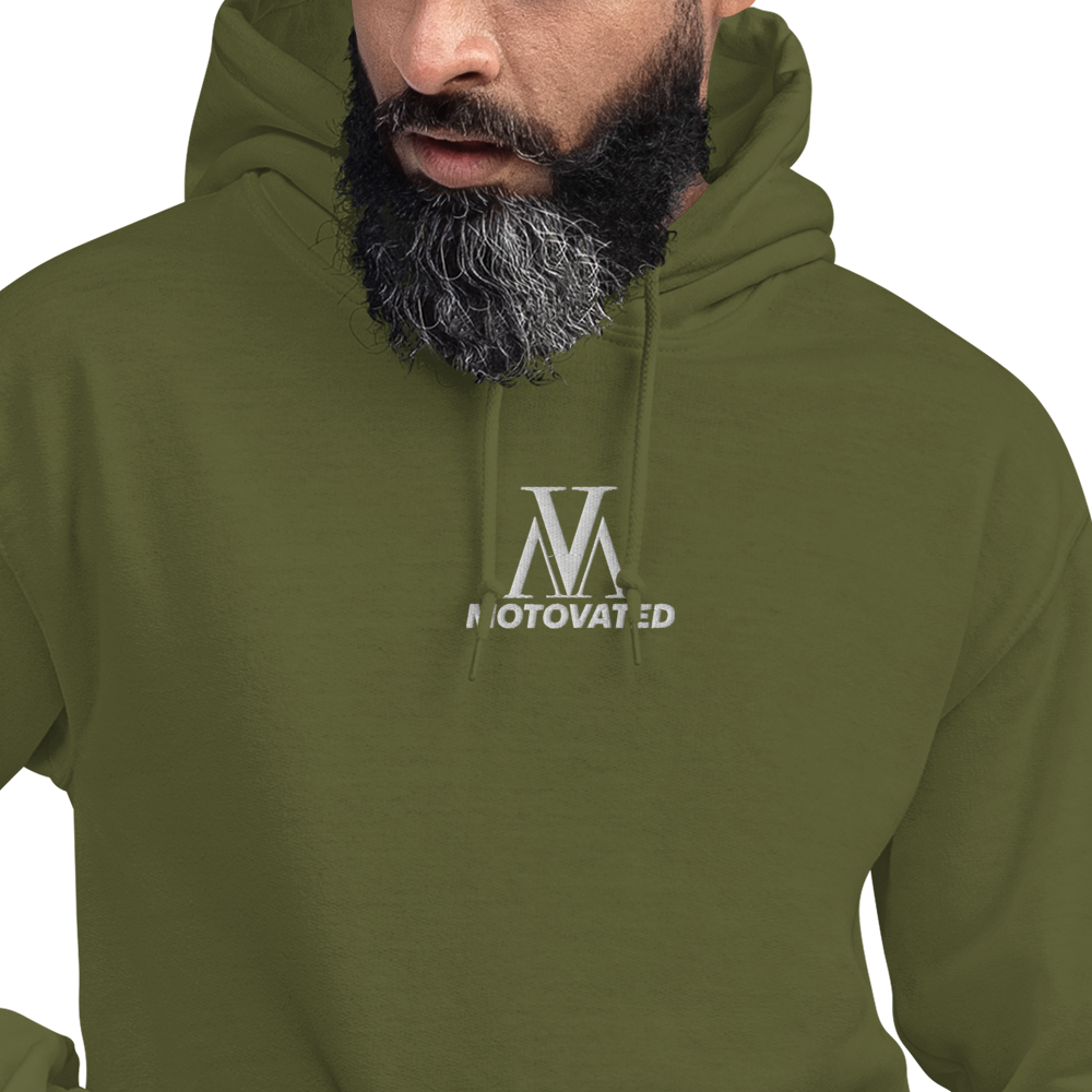 Embroided Motovated Hoodie