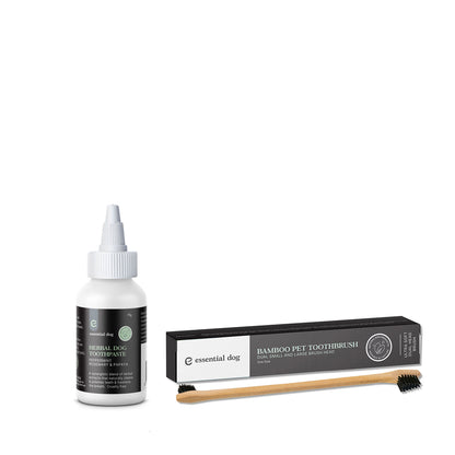 Double Sided Bamboo Dog Toothbrush