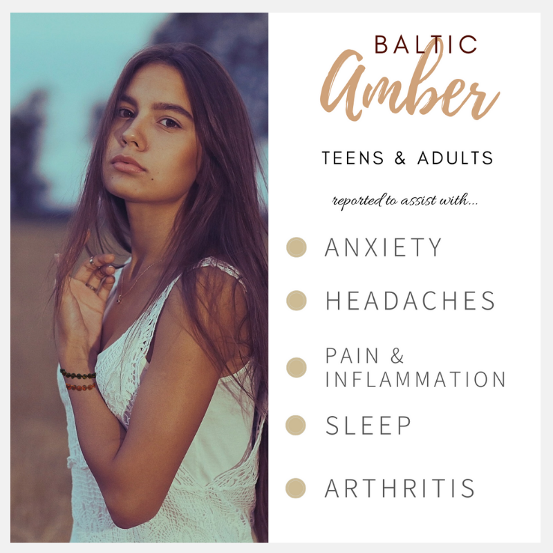 Lava & Honey Amber Adult Bracelet