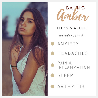 Lava & Honey Amber Adult Bracelet