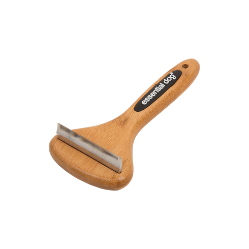 Natural Bamboo Deshedding Tool: Dogs & Cats