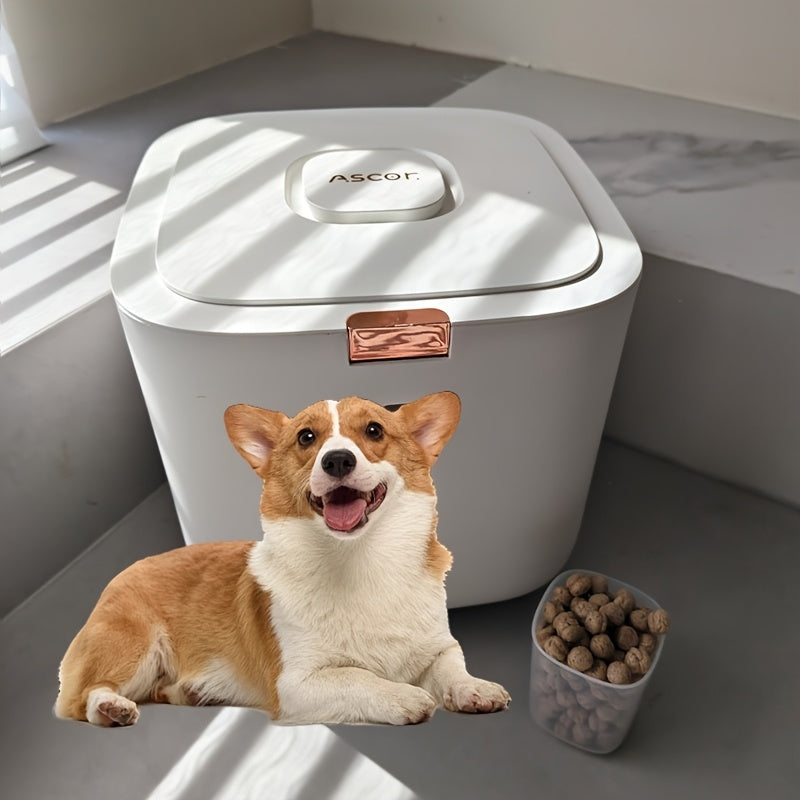 NNETM Pet Food Storage Container Flip-Top