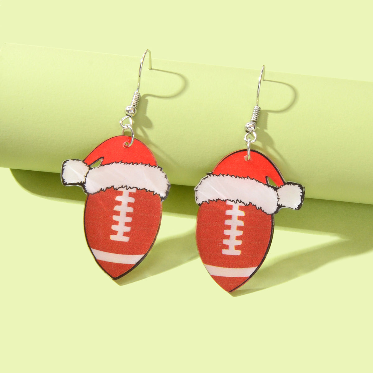 Christmas Gift Aussie Rules Footy Charm Earrings Australian Football Jewelry AFL