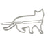 Hair Accessories Minimalist Gold Silver Metal Cat Hairgrips Hair Clips Hairpin