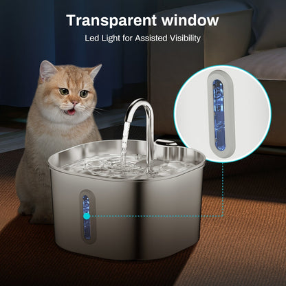 NNETM Smart Pet Water Dispenser & Automatic Cat Feeder Set
