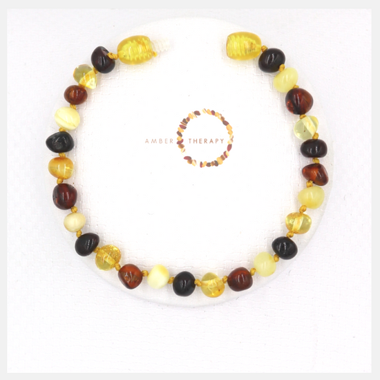 Adult Multi Amber Bracelet