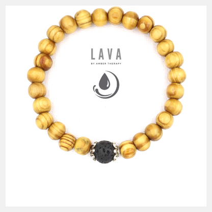 Lava & Wood Bracelet