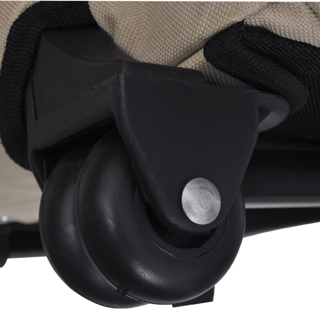 NNEVL Multipurpose Pet Trolley Beige Foldable