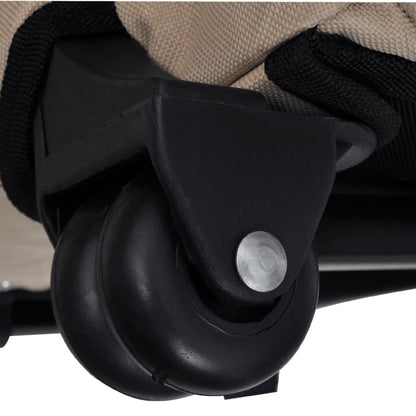 NNEVL Multipurpose Pet Trolley Beige Foldable