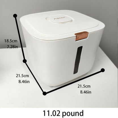 NNETM Pet Food Storage Container Flip-Top