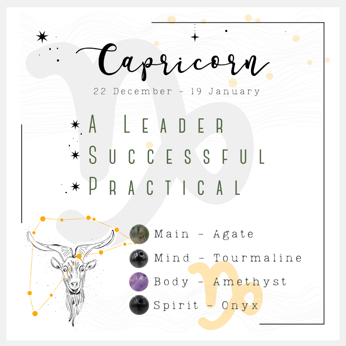 Capricorn Adult Bracelet