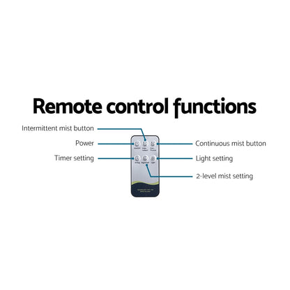 NNEDSZ Aroma Essential Oils Air Humidifier LED Light 400ml