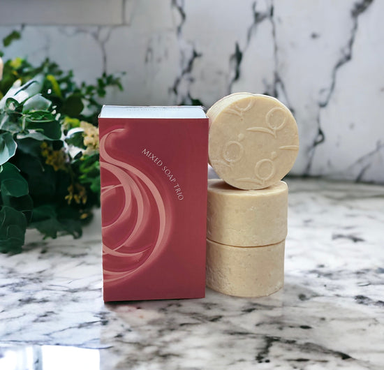 OOSC Gift Series,  All -Natural Soap ,Mixed Trio Pack.