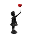Banksy Balloon Girl Sculpture