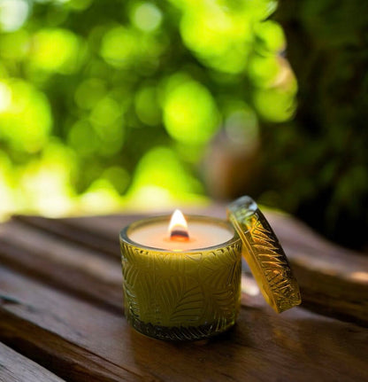 Premium Olive Oil Candle, Lemongrass and Ginger, 215g