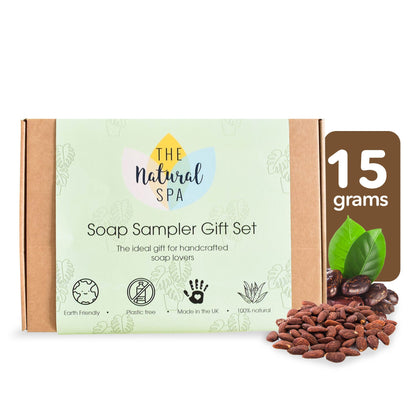 Soap Sampler Gift Set -  8 x 15g  Mini Travel Soaps - Letterbox Sized gift set