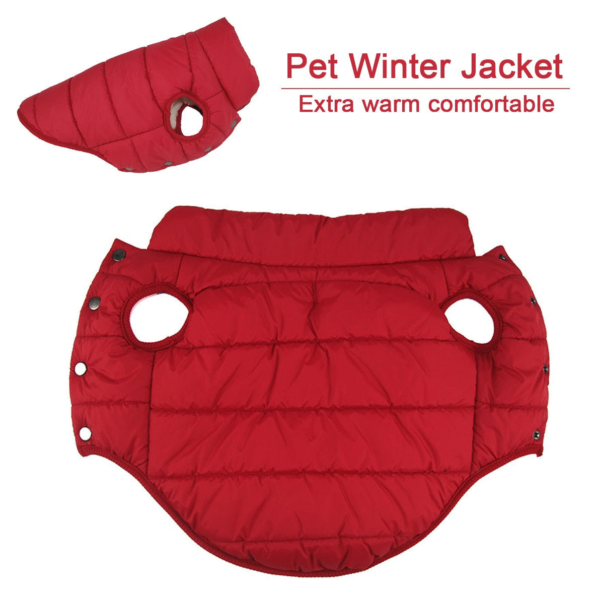 NBNEOBA Winter Pet Coat Clothes for Dogs
