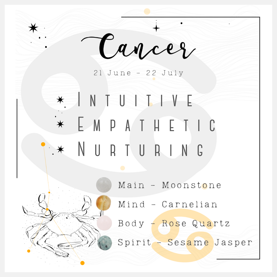 Cancer Adult Bracelet