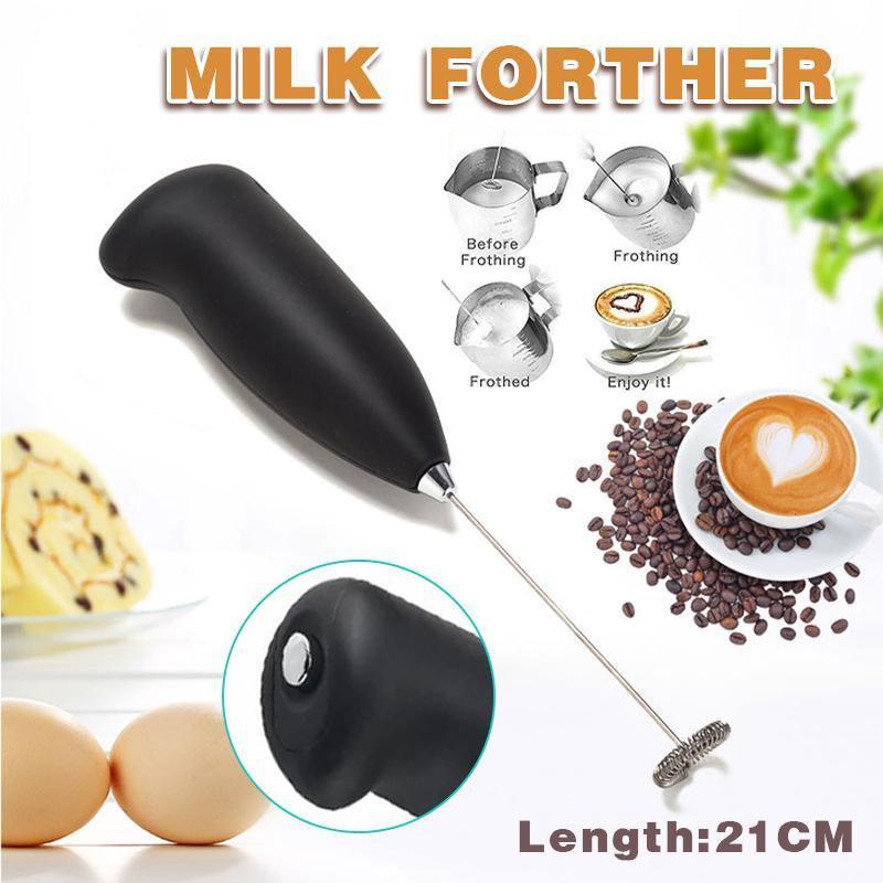 Milk Frother for Coffee Handheld Frother Electric Whisk, Milk Foamer, Mini Mixer-0