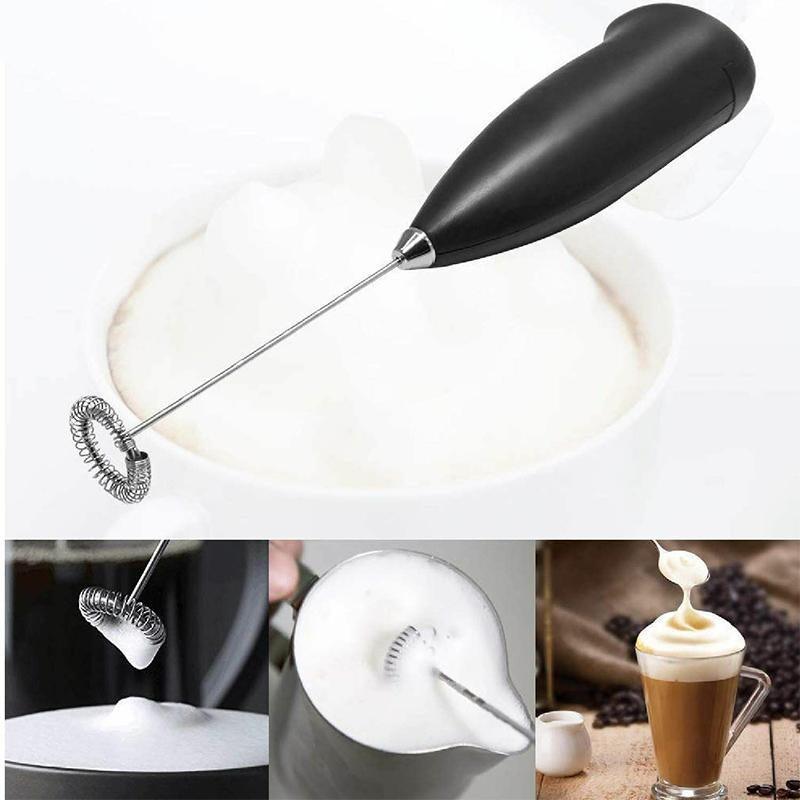 Milk Frother for Coffee Handheld Frother Electric Whisk, Milk Foamer, Mini Mixer-3