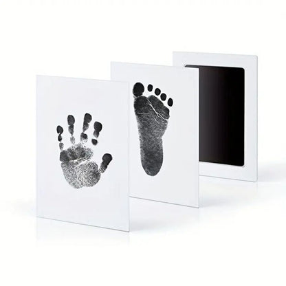 NNEDSZ Pet and Baby Safe Inkless Paw & Handprint Memory Kit - 4PCS