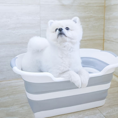 NNETM Foldable Pet Bathtub Large Capacity Dog Cleaning Bucket