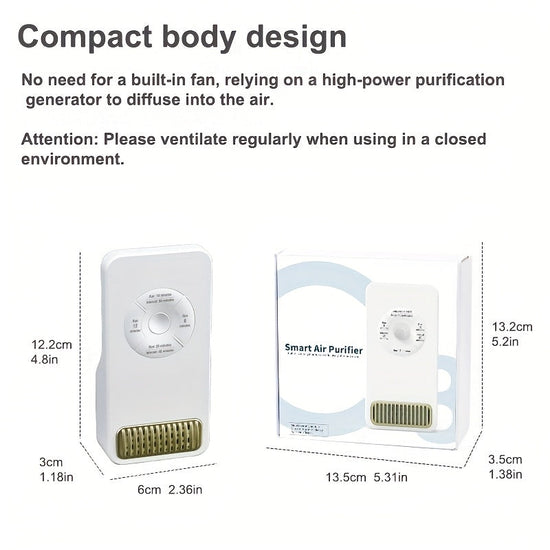 NNETM Smart Air Purifier USB Compact Pet Deodorizer