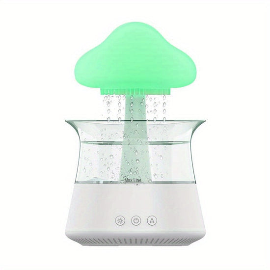 Rain Cloud Aromatherapy Essential Oil Diffuser Night Light