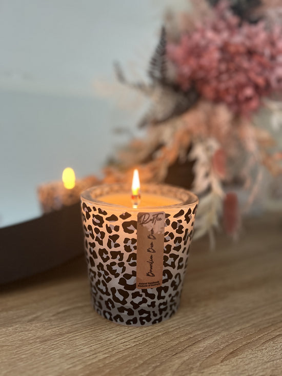 Leopard Print Candles - 350ml