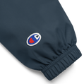 Embroidered Motovated Packable Jacket