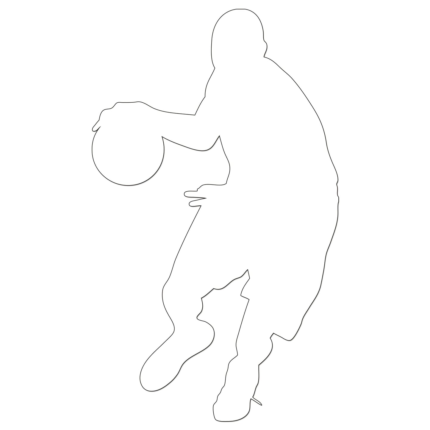 Basketball Player Sticker