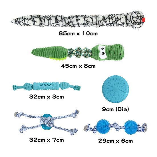 PaWz Dog Chew Toys Squeaky Puppy Pet