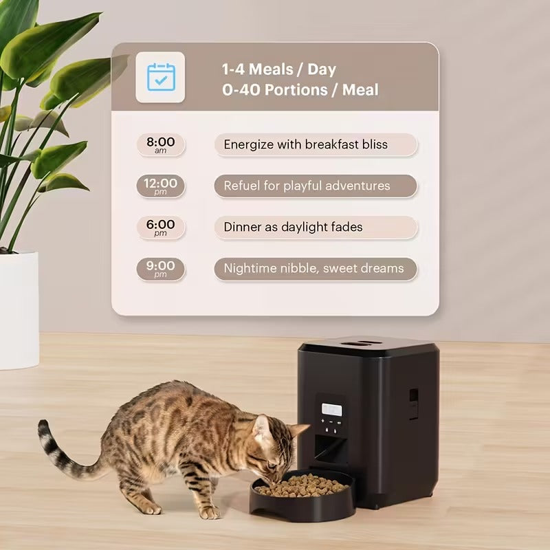NNETM Smart Pet Water Dispenser & Automatic Cat Feeder Set