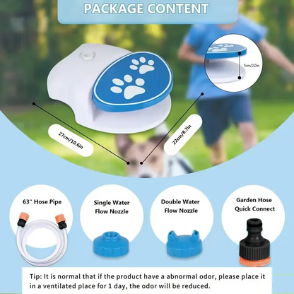 Pet Step-On Outdoor Water Fountain Toy