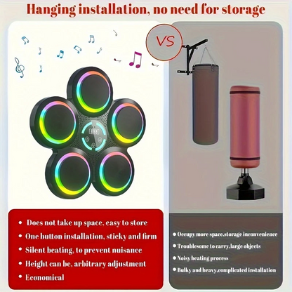 Smart Music Boxing Pad with Gloves