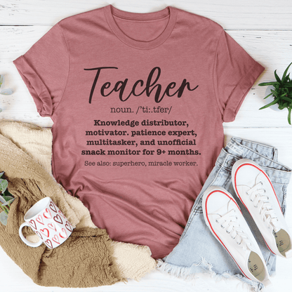 Teacher Definition Tee